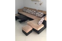 Thanh lý bộ sofa góc vải nỉ gia đình giá rẻ